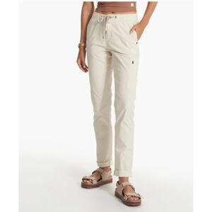 Vuori Womens Ripstop Pant Long Khaki Cream Sz Sml Granola Girl Outdoors Gorp